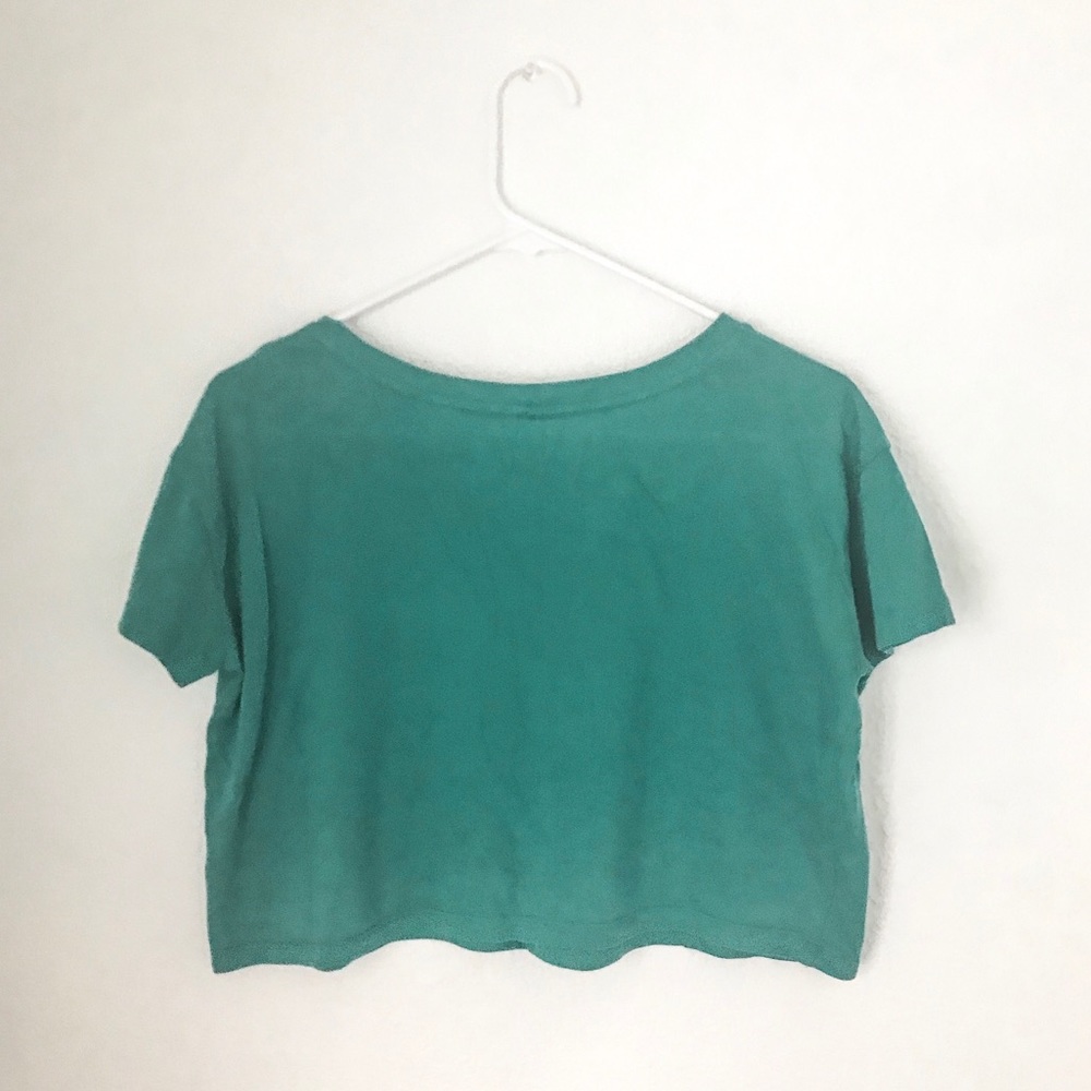 Teal Pacsun Crop Top